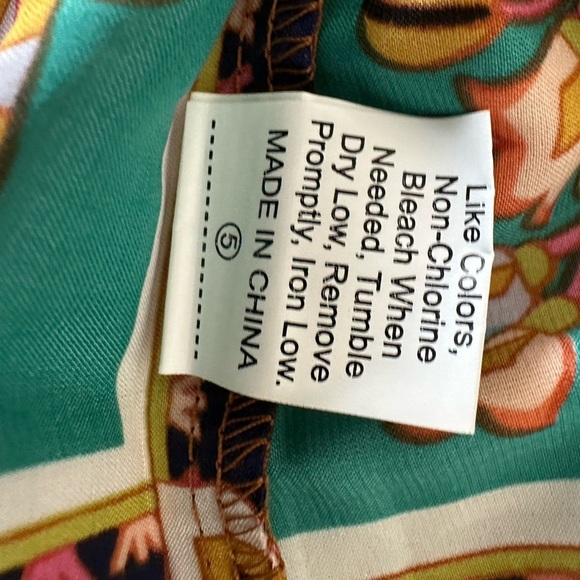 Rusttydustty Scarf Print Hanky Hem Cami Bohemian Dress Size Small - Picture 11 of 11